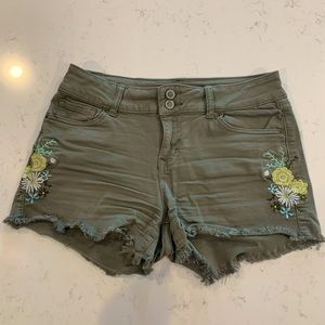Harper Floral Cutoff Shorts, Size 28